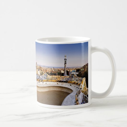 I was in Barcelona: Anoni Gaudi's Park Güell Kaffeetasse (Rechts)