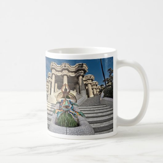 I was in Barcelona: Anoni Gaudi's Park Güell Kaffeetasse (Rechts)