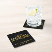 I Was Married – I’m Better Now Coaster Rechteckiger Pappuntersetzer (Vor Ort)
