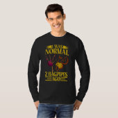 I Was Normal 2 Bagpipes Ago, Funny Bagpipes Outfit T-Shirt (Vorne ganz)