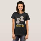 I Was Normal Two West Highland White Terrier Ago T-Shirt (Vorne ganz)