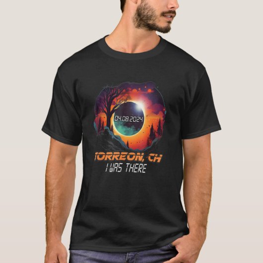 I Was There Total Solar Eclipse Torreon CH Mexico T-Shirt (Vorderseite)