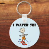I Wasserski T - Shirt und Geschenke Schlüsselanhänger (Vorderseite)