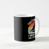 I Watch Birds I Know Things Funny Birdwatcher Bird Kaffeetasse (VorderseiteRechts)