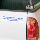I WATCH KEITH OLBERMANN AUTOAUFKLEBER (Auf Lkw)