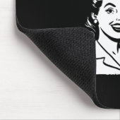 I Watch Murder Shows To Relax Funny Retro True Cri Mousepad (Ecke)