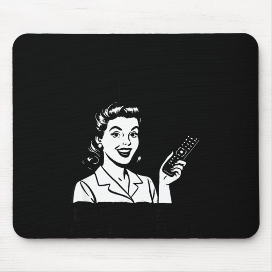 I Watch Murder Shows To Relax Funny Retro True Cri Mousepad (Vorne)