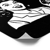 I Watch Murder Shows To Relax Funny Retro True Cri Poster (Ecke)