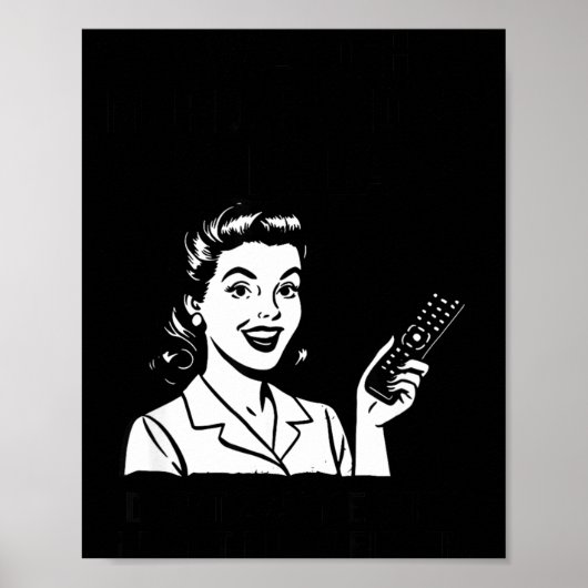 I Watch Murder Shows To Relax Funny Retro True Cri Poster (Vorne)