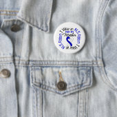 I Wear an ALS Ribbon For My Mother Button (Beispiel)