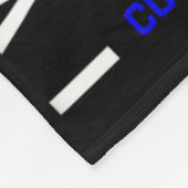 I Wear Blue For My Papa Colon Cancer Awareness Gra Fleecedecke (Ecke)