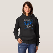 I Wear Blue For My Son For Hydrocephalus Awareness Hoodie (Vorne ganz)