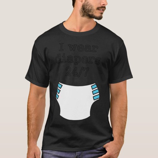 I wear diapers 247 Essential T-Shirt (Vorderseite)