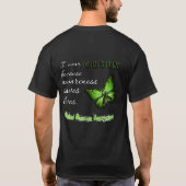 I Wear Green – Kidney Disease Awareness shirt (Rückseite)