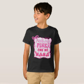 I Wear Nk For My Nana Grandma Preppy Breast Cancer T-Shirt (Vorne ganz)