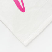 I Wear Nk For My Nanny Breast Cancer Ribbon Suprt Fleecedecke (Ecke)