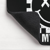 I Wear Nk For My Sister Smile Face Breast Cancer B Mousepad (Ecke)