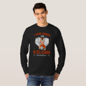 I Wear Orange For Multiple Sclerosis Awareness Rib T-Shirt (Vorne ganz)