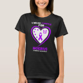 I Wear Purple for Moebius Syndrome Awareness T-Shirt (Vorderseite)