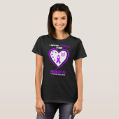I Wear Purple for Moebius Syndrome Awareness T-Shirt (Vorne ganz)