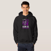 I Wear Purple For My Auntie Epilepsy Awareness Leo Hoodie (Vorne ganz)