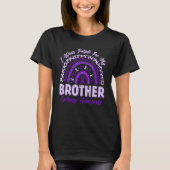 I Wear Purple For My Brother Epilepsy Awareness Ra T-Shirt (Vorderseite)