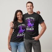 I Wear Purple For My Dad Overdose Awareness Dinosa T-Shirt (Unisex)