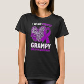 I Wear Purple For My Grampy Epilepsy Awareness Leo T-Shirt (Vorderseite)
