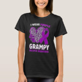 I Wear Purple For My Grampy Epilepsy Awareness Leo T-Shirt (Vorderseite)