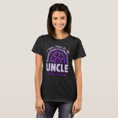 I Wear Purple For My Uncle Epilepsy Awareness Rain T-Shirt (Vorne ganz)