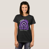 I Wear Purple For Nephew Alzheimer's Awareness Rai T-Shirt (Vorne ganz)