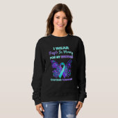 I Wear Purple In Memory For My brother Overdose Aw Sweatshirt (Vorne ganz)