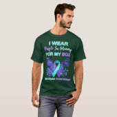 I Wear Purple In Memory For My Son Overdose Awaren T-Shirt (Vorne ganz)