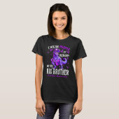 I Wear Purple In Memory Of My Big Brother Overdose T-Shirt (Vorne ganz)