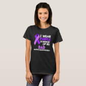 I Wear Purple In Memory Of My Dad Overdose Awarene T-Shirt (Vorne ganz)