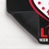 I Wear Red For Blood Cancer Awareness 3 Mousepad (Ecke)