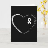 I Wear Red Heart Ribbon To Fight And Heart Disease Karte (Gelbe Blume)