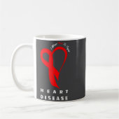 I Wear Red To Fight Heart Disease Awareness Chd Ri Kaffeetasse (Links)