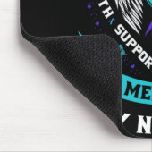 I Wear Teal And Purple For My Nephew Suicide Aware Mousepad (Ecke)