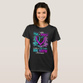 I Wear Teal & Purple Daughter Suicide Prevention A T-Shirt (Vorne ganz)