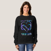 I Wear Teal Purple For Cousin Suicide Prevention A Sweatshirt (Vorne ganz)
