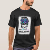 I Wear Teal Purple For Nephew Suicide Prevention A T-Shirt (Vorderseite)