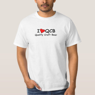 I weißer T - Shirt der Liebe-QCB