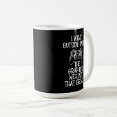 I Went Outside - Funny Gamer Kaffeetasse (VorderseiteRechts)