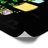 I Wet My Plants _ Gardening Gift Gardener Poster (Ecke)