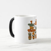 I Wet My Plants – Retro 70s Stripes Verwandlungstasse (Vorderseite Links)