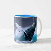 I Whale Immer Liebe Sie brechen Wale Tasse (VorderseiteRechts)