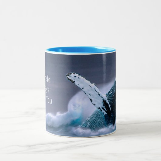 I Whale Immer Liebe Sie brechen Wale Tasse (Mittel)