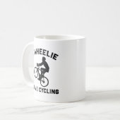 I Wheelie Liebe Cycling Kaffeetasse (Vorderseite Links)