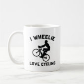 I Wheelie Liebe Cycling Kaffeetasse (Links)